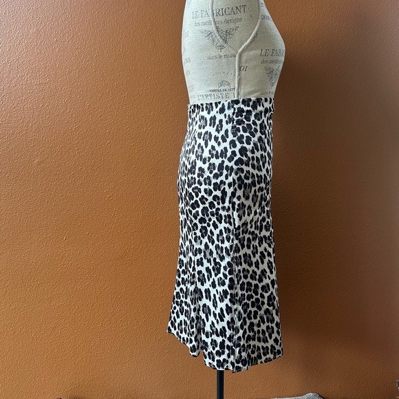 Caroline Constas Silk Blend Animal Print Midi Skirt With Side Slits Small EUC! - Picture 5 of 13